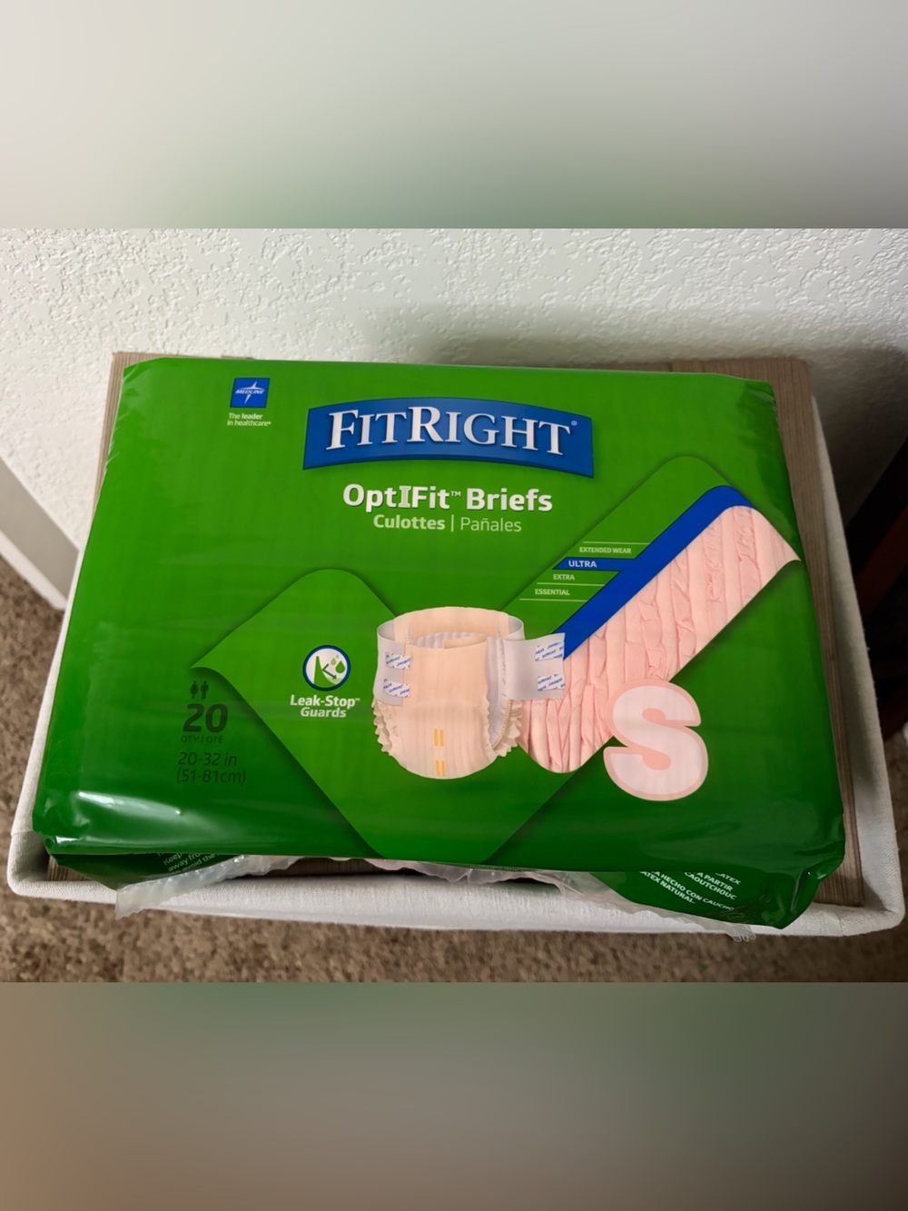 FitRight OptiFit Briefs - Green Packaging - Size S